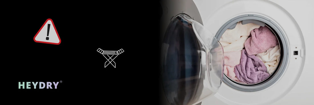 HEYDRY hilft dir, typische Fehler beim Wäschetrocknen zu beheben - trockne schnell und günstig.