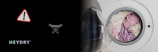 HEYDRY hilft dir, typische Fehler beim Wäschetrocknen zu beheben - trockne schnell und günstig.