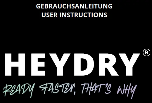 HEYDRY Gebrauchsanleitung